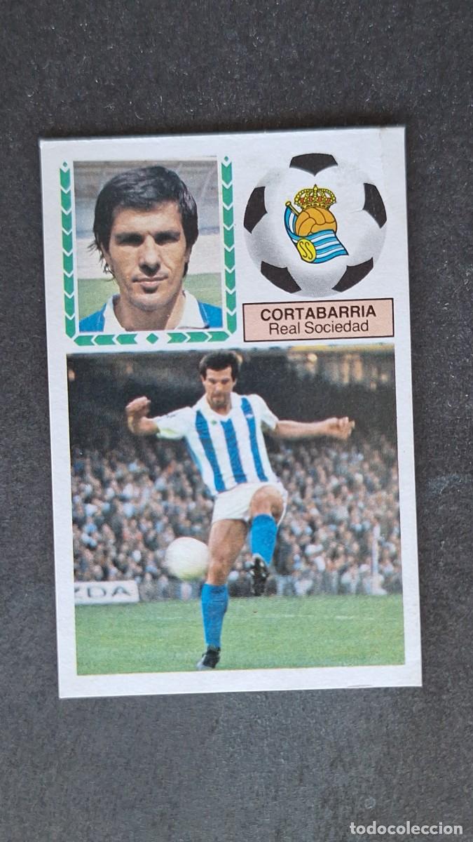 Cromos de F&uacute;tbol: L4 CORTABARRIA REAL SOCIEDAD LIGA ESTE 1983 1984 83 84 DESPEGADO RECUPERADO