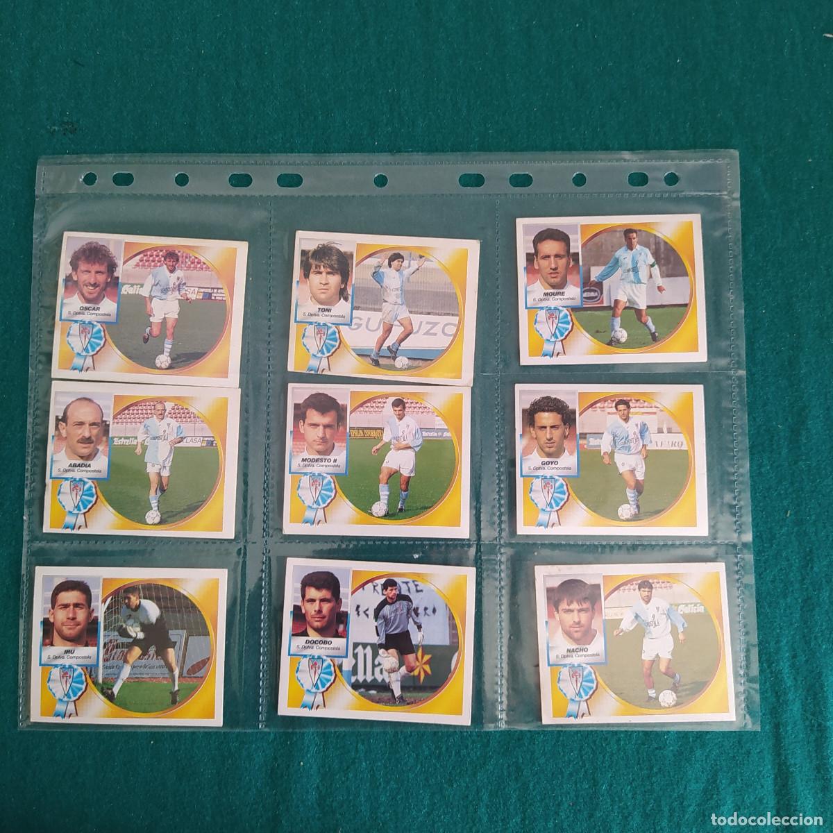 Figurine di Calcio: 9 CROMOS LIGA ESTE 94 95 1994 1995 COMPOSTELA