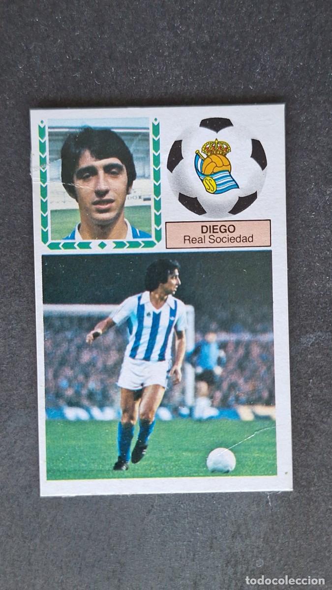 Cromos de F&uacute;tbol: L4 DIEGO REAL SOCIEDAD LIGA ESTE 1983 1984 83 84 DESPEGADO RECUPERADO