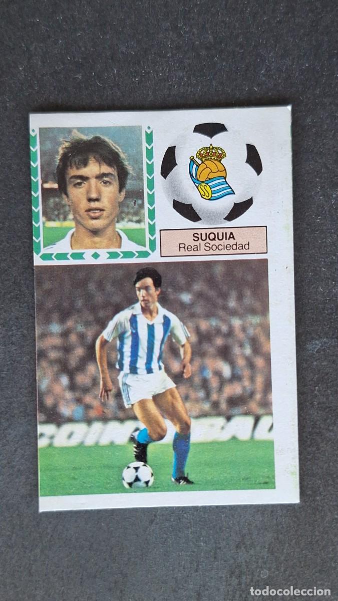 Cromos de F&uacute;tbol: L4 SUQUIA REAL SOCIEDAD LIGA ESTE 1983 1984 83 84 DESPEGADO RECUPERADO