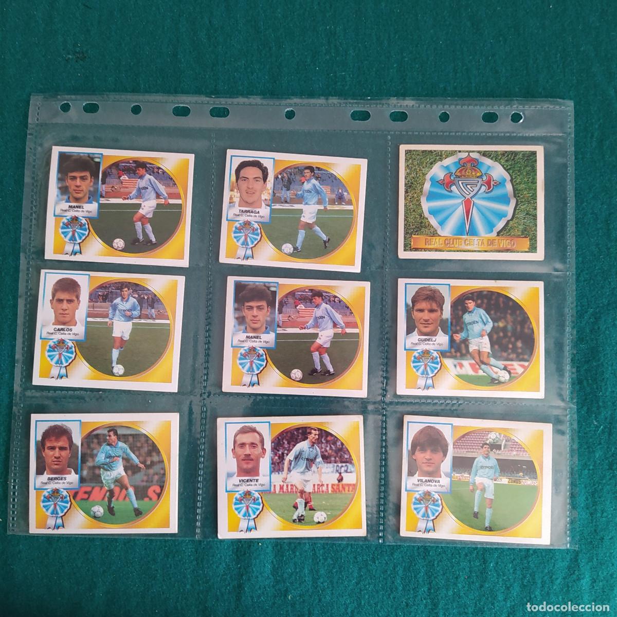 Cromos de Futebol: 9 CROMOS LIGA ESTE 94 95 1994 1995 CELTA