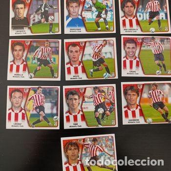 Cromos de F&uacute;tbol: Lote 10 cromos Athletic. Liga este 05 06. 2005/2006
