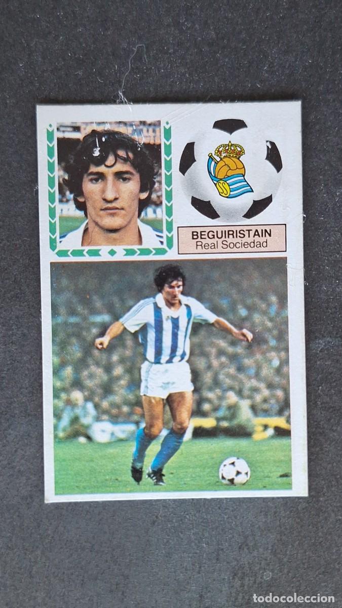 Cromos de F&uacute;tbol: L4 BEGUIRISTAIN REAL SOCIEDAD LIGA ESTE 1983 1984 83 84 DESPEGADO RECUPERADO