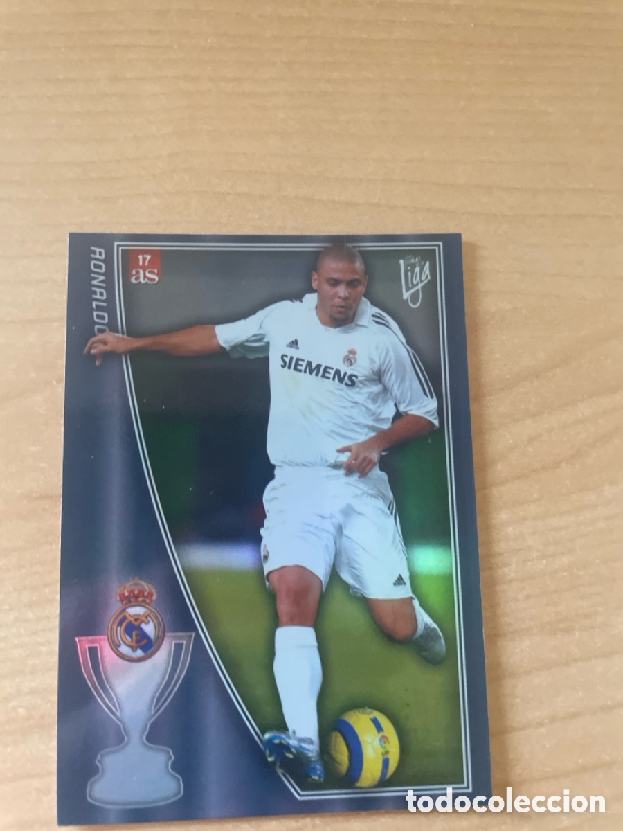 Cromos de F&uacute;tbol: Cromo Ronaldo 2005/2006