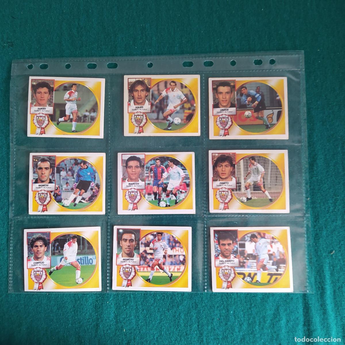 Cromos de Futebol: 9 CROMOS LIGA ESTE 94 95 1994 1995 SEVILLA