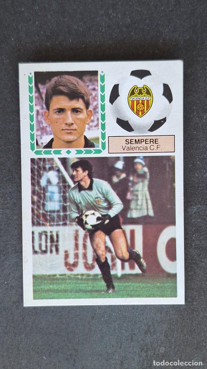 Cromos de F&uacute;tbol: L4 SEMPERE VALENCIA C. F. LIGA ESTE 1983 1984 83 84 DESPEGADO RECUPERADO