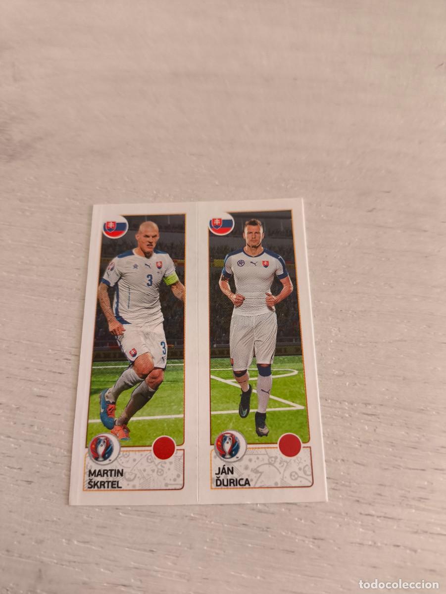 Cromos de F&uacute;tbol: 209 Martin &Scaron;krtel / J&aacute;n Durica ESLOVAQUIA PANINI EUROCOPA EURO FRANCIA 2016 NO LIGA ESTE