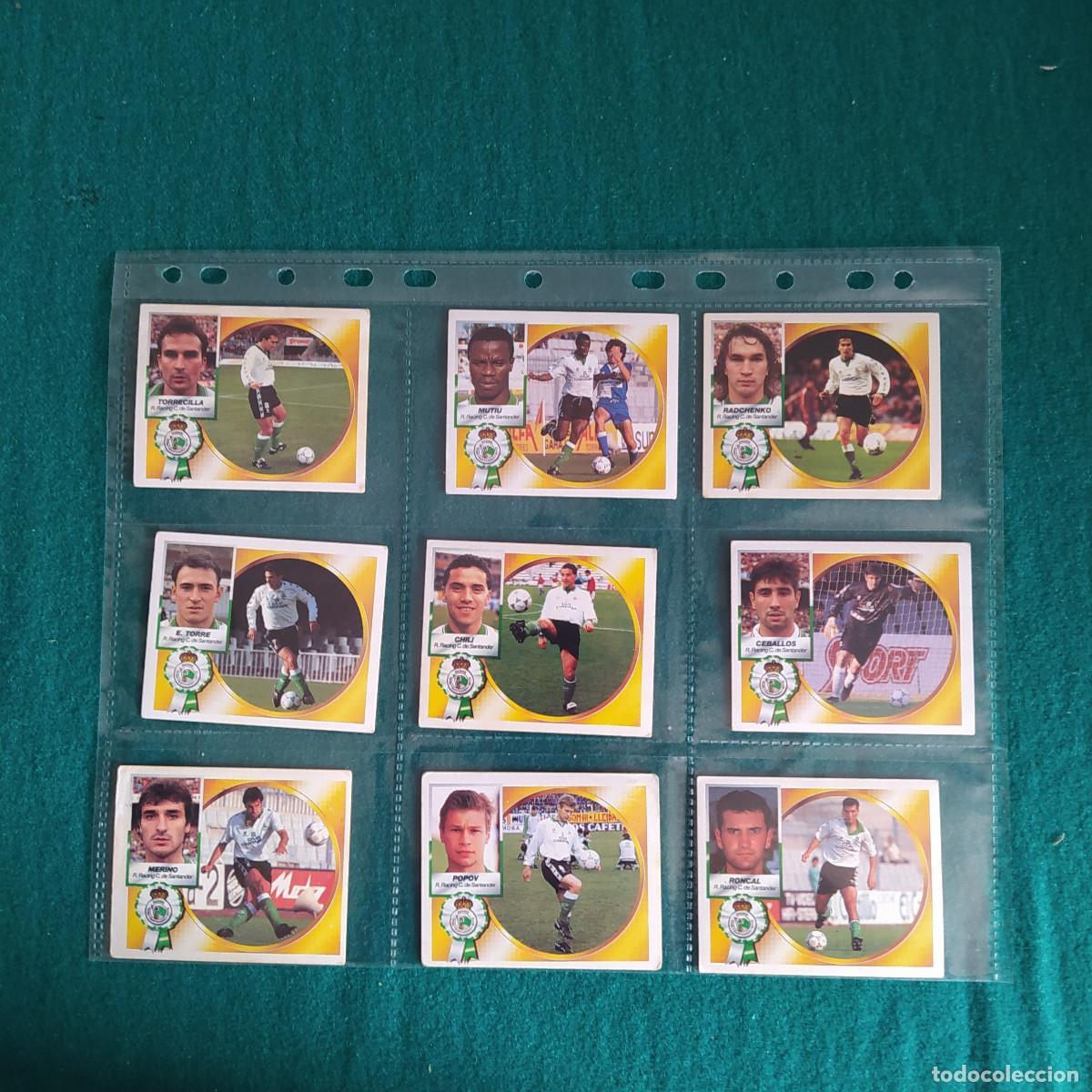 Cromos de Futebol: 9 CROMOS LIGA ESTE 94 95 1994 1995 SANTANDER