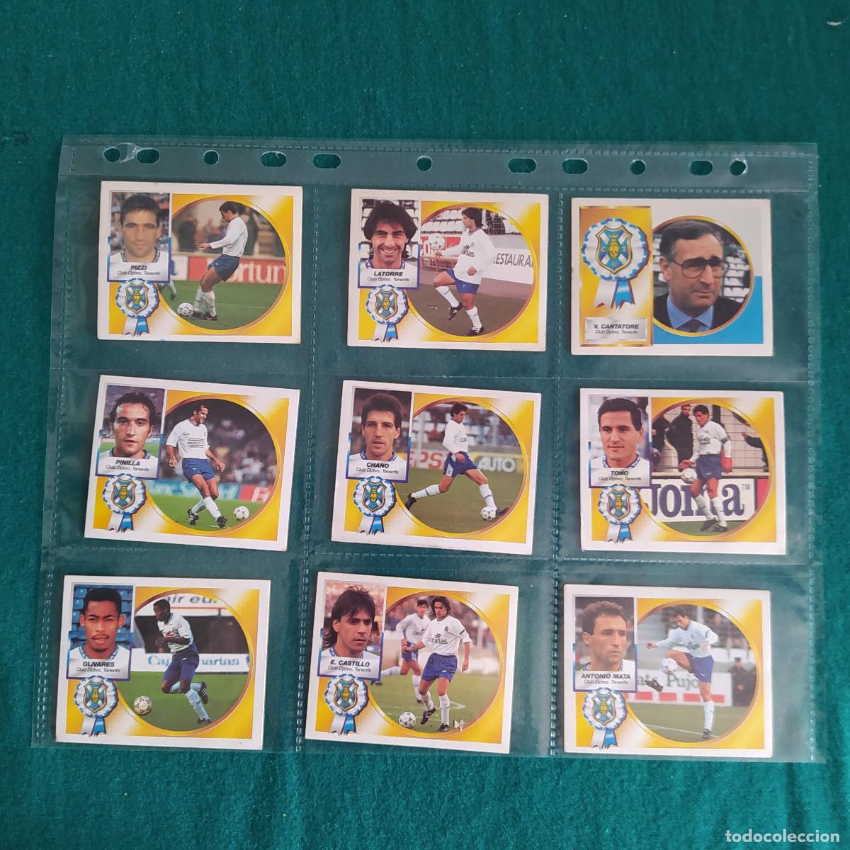 Cromos de Futebol: 9 CROMOS LIGA ESTE 94 95 1994 1995 TENERIFE