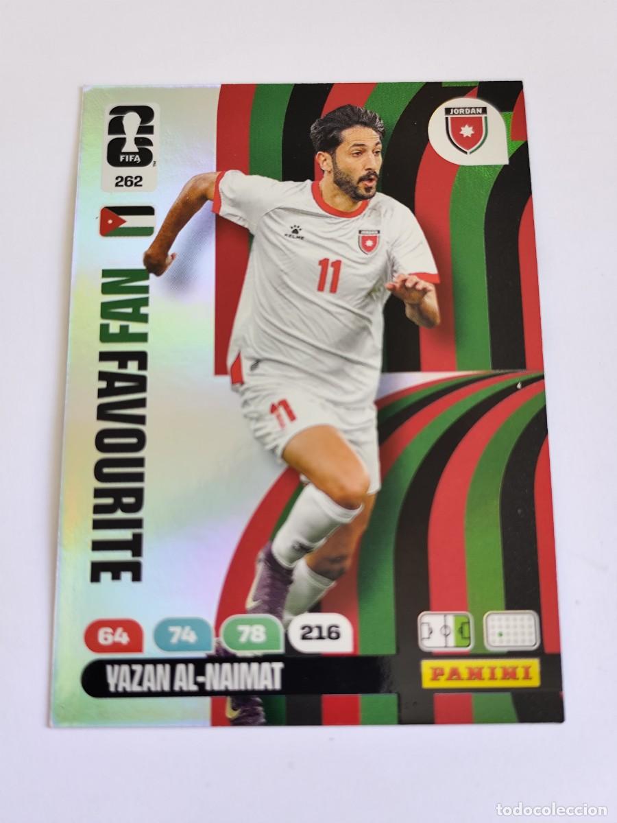 Cromos de F&uacute;tbol: FIFA WORLD CUP 2026 PANINI ADRENALYN XL 262 YAZAN AL-NAIMAT - FAN FAVOURITE JORDAN
