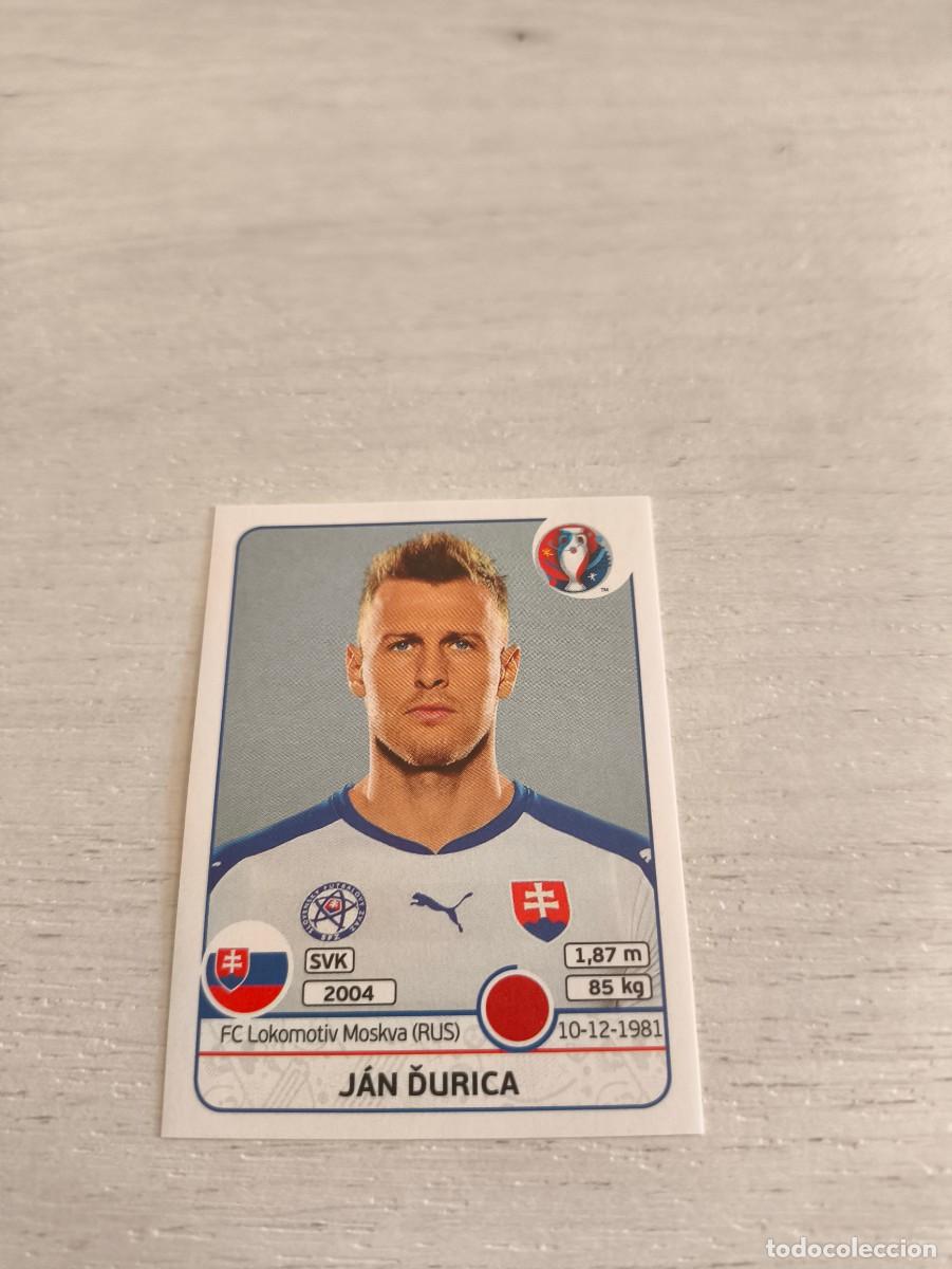 Cromos de F&uacute;tbol: 214 J&aacute;n Durica ESLOVAQUIA PANINI EUROCOPA EURO FRANCIA 2016 NO LIGA ESTE