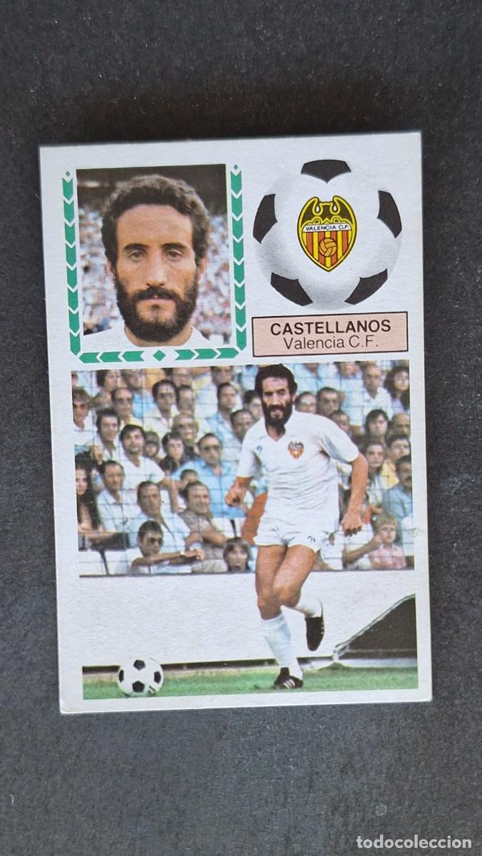 Cromos de F&uacute;tbol: L4 CASTELLANOS VALENCIA C. F. LIGA ESTE 1983 1984 83 84 DESPEGADO RECUPERADO