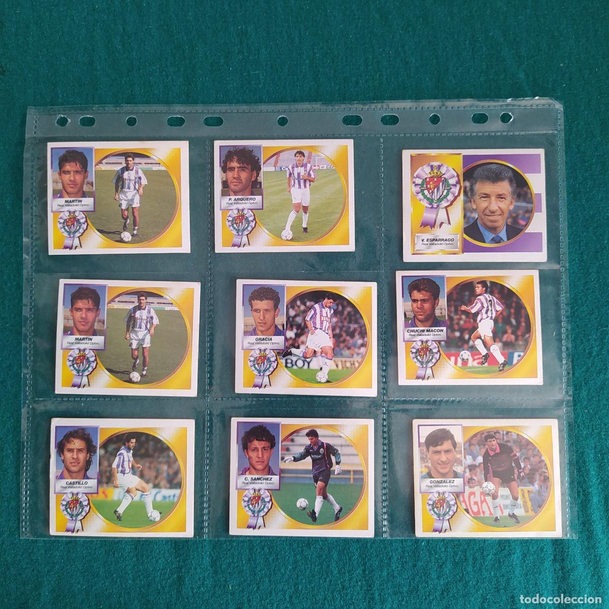 Cromos de Futebol: 9 CROMOS LIGA ESTE 94 95 1994 1995 VALLADOLID