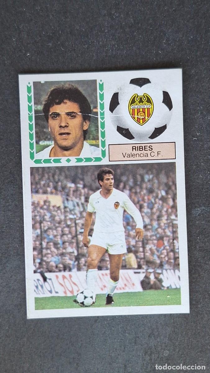 Cromos de F&uacute;tbol: L4 RIBES VALENCIA C. F. LIGA ESTE 1983 1984 83 84 DESPEGADO RECUPERADO