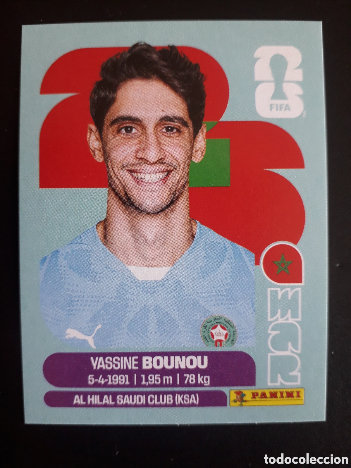 Cromos de F&uacute;tbol: BOUNOU MARRUECOS MAR 2 MUNDIAL F&Uacute;TBOL 2026 FIFA WORLD CUP PANINI SIN PEGAR PEDIDO M&Iacute;NIMO 3&euro;