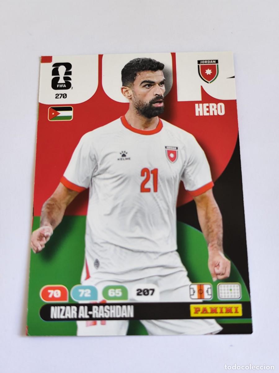 Cromos de F&uacute;tbol: FIFA WORLD CUP 2026 PANINI ADRENALYN XL 270 NIZAR AL-RASHDAN - HERO JORDAN