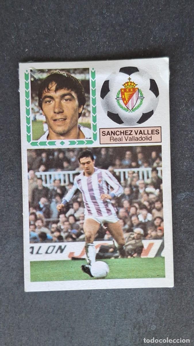 Fu&szlig;ball-Sticker: L4 SANCHEZ VALLES REAL VALLADOLID LIGA ESTE 1983 1984 83 84 DESPEGADO RECUPERADO