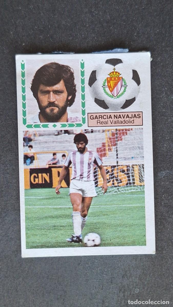 Fu&szlig;ball-Sticker: L4 GARCIA NAVAJAS REAL VALLADOLID LIGA ESTE 1983 1984 83 84 DESPEGADO RECUPERADO