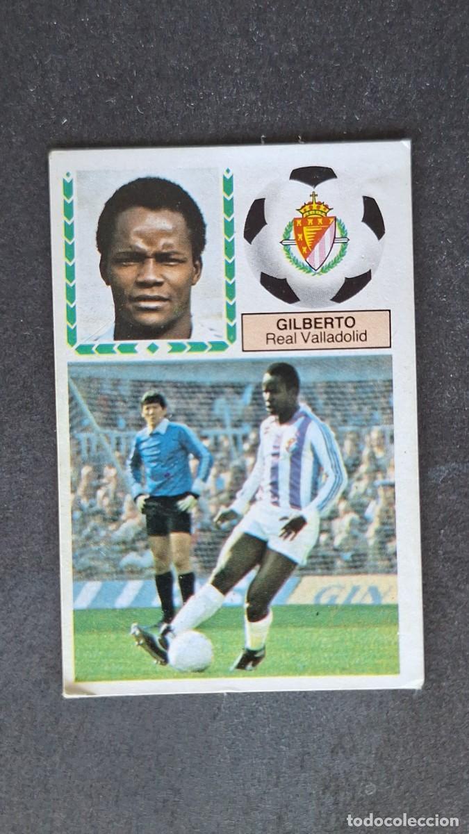 Football Stickers: L4 GILBERTO REAL VALLADOLID LIGA ESTE 1983 1984 83 84 DESPEGADO RECUPERADO