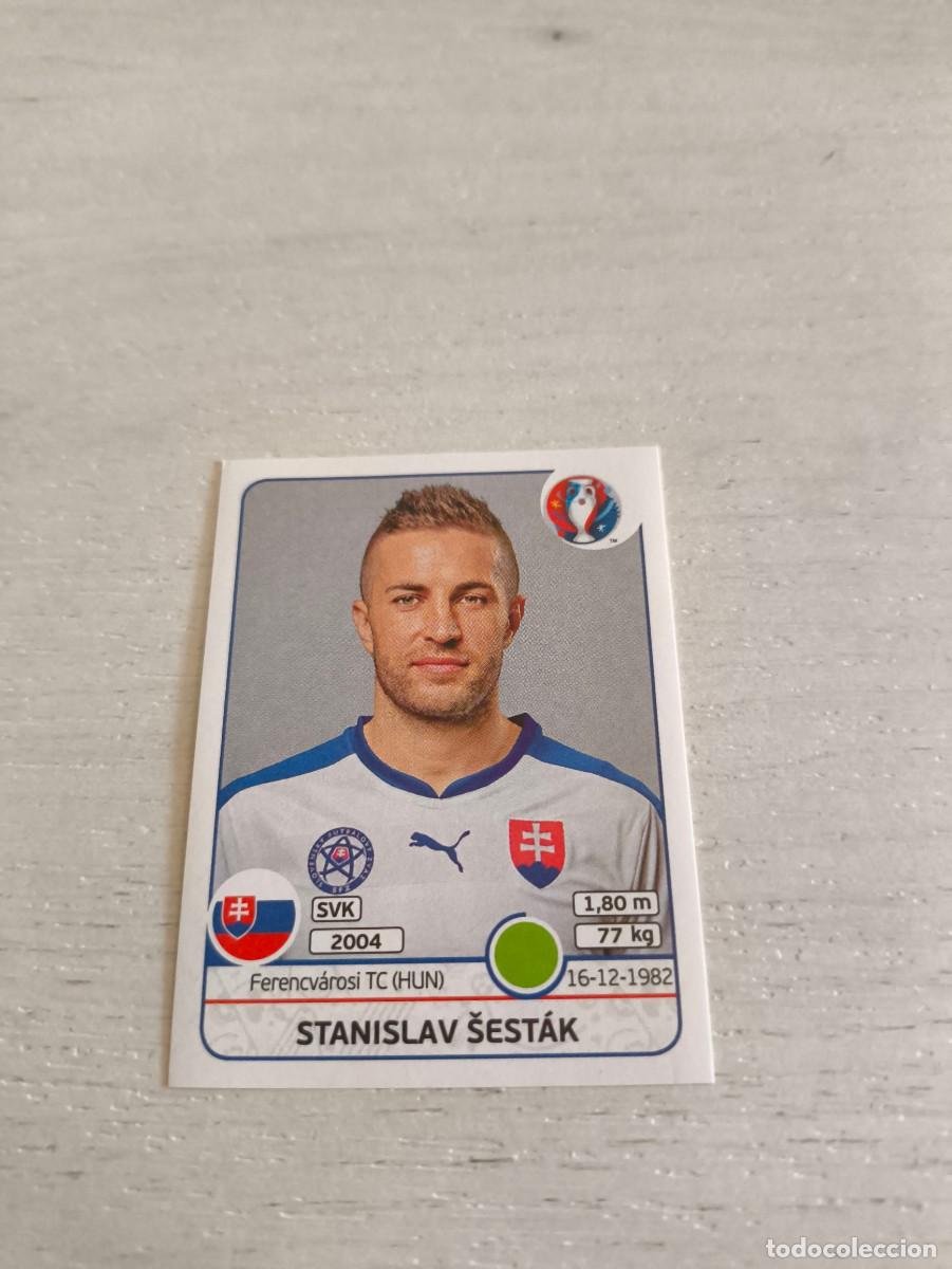 Football Stickers: 230 Stanislav Sest&aacute;k ESLOVAQUIA PANINI EUROCOPA EURO FRANCIA 2016 NO LIGA ESTE