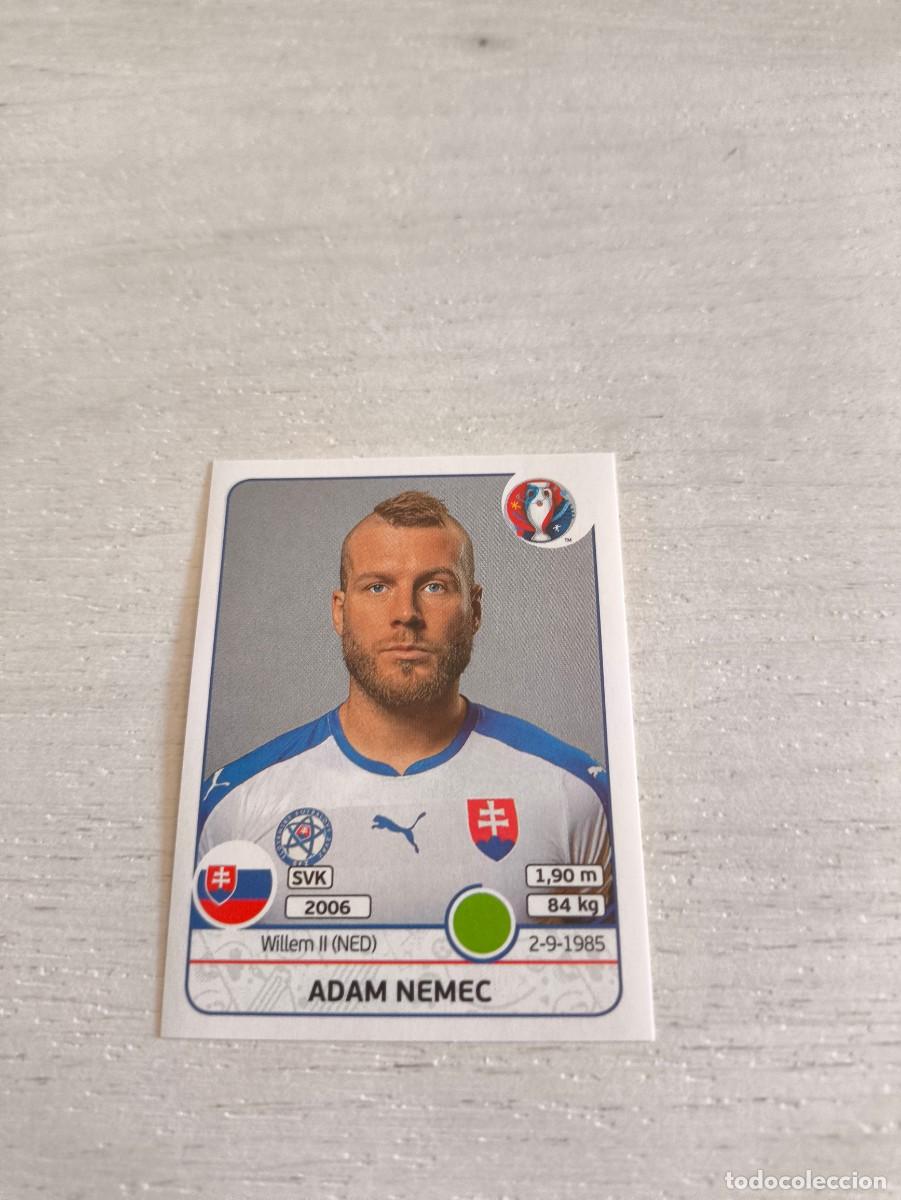 Football Stickers: 232 Adam Nemec ESLOVAQUIA PANINI EUROCOPA EURO FRANCIA 2016 NO LIGA ESTE