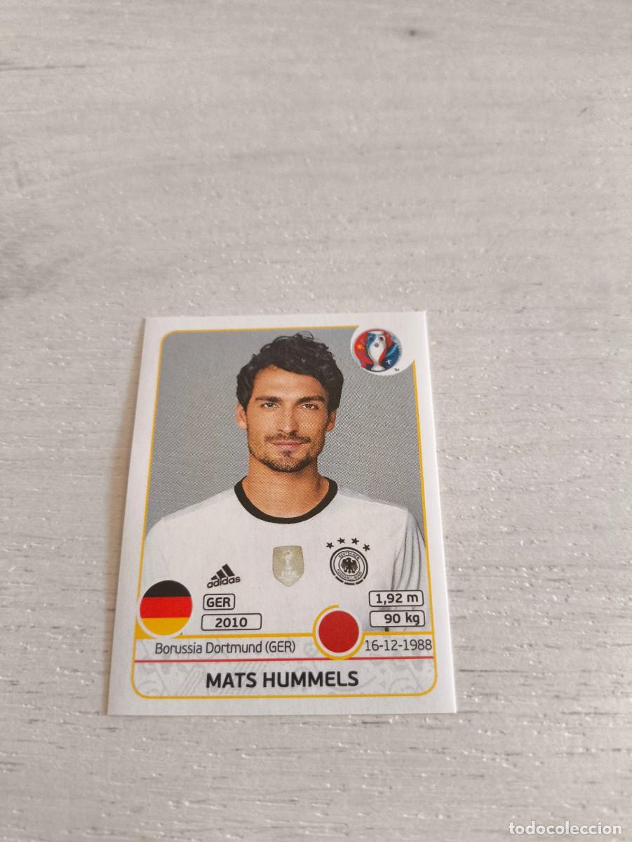 Cromos de F&uacute;tbol: 244 Mats Hummels ALEMANIA PANINI EUROCOPA EURO FRANCIA 2016 NO LIGA ESTE