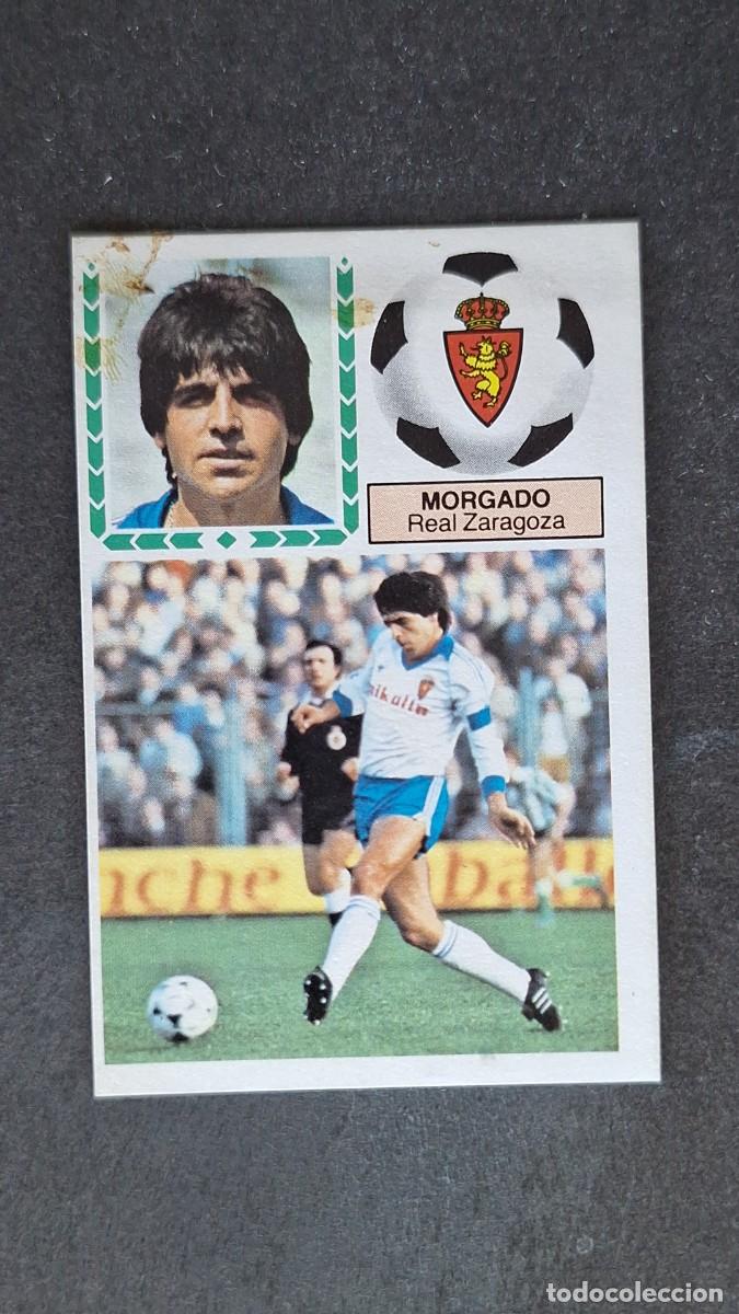 Cromos de F&uacute;tbol: L4 MORGADO REAL ZARAGOZA LIGA ESTE 1983 1984 83 84 DESPEGADO RECUPERADO