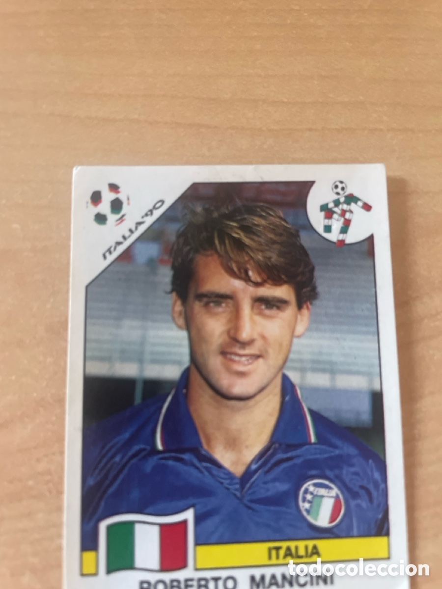 Cromos de F&uacute;tbol: Cromo Roberto Mancini Italia 90