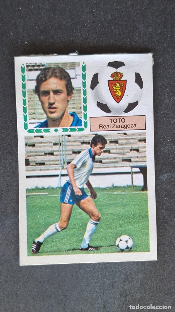Cromos de F&uacute;tbol: L4 TOTO REAL ZARAGOZA LIGA ESTE 1983 1984 83 84 DESPEGADO RECUPERADO