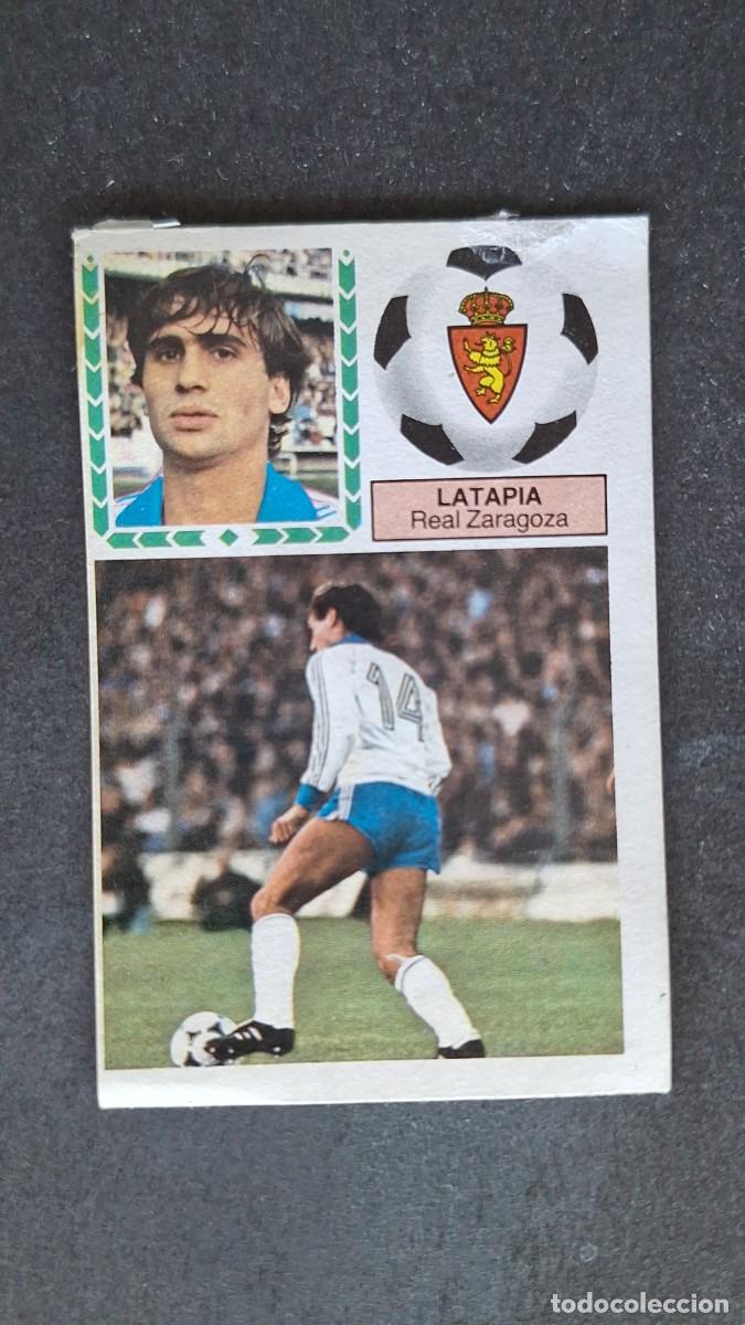 Cromos de F&uacute;tbol: L4 LATAPIA REAL ZARAGOZA LIGA ESTE 1983 1984 83 84 DESPEGADO RECUPERADO