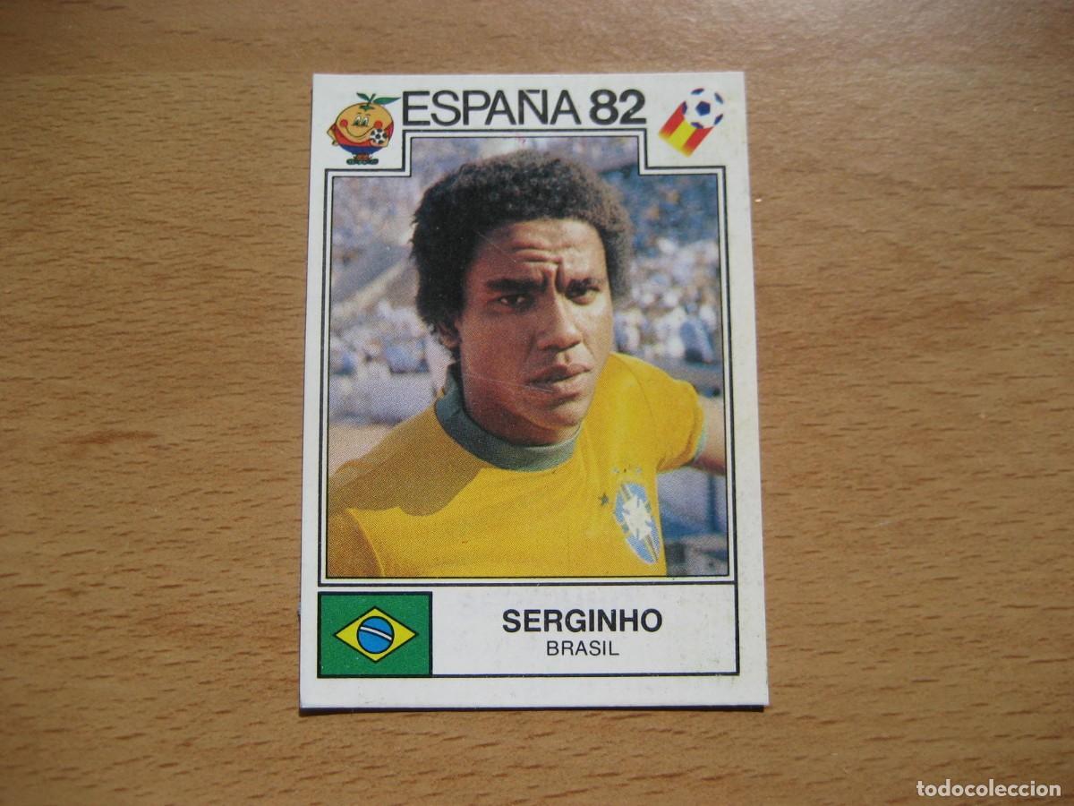 Cromos de F&uacute;tbol: ESPA&Ntilde;A 82 - N&ordm; 378 SERGINHO - BRASIL - PANINI