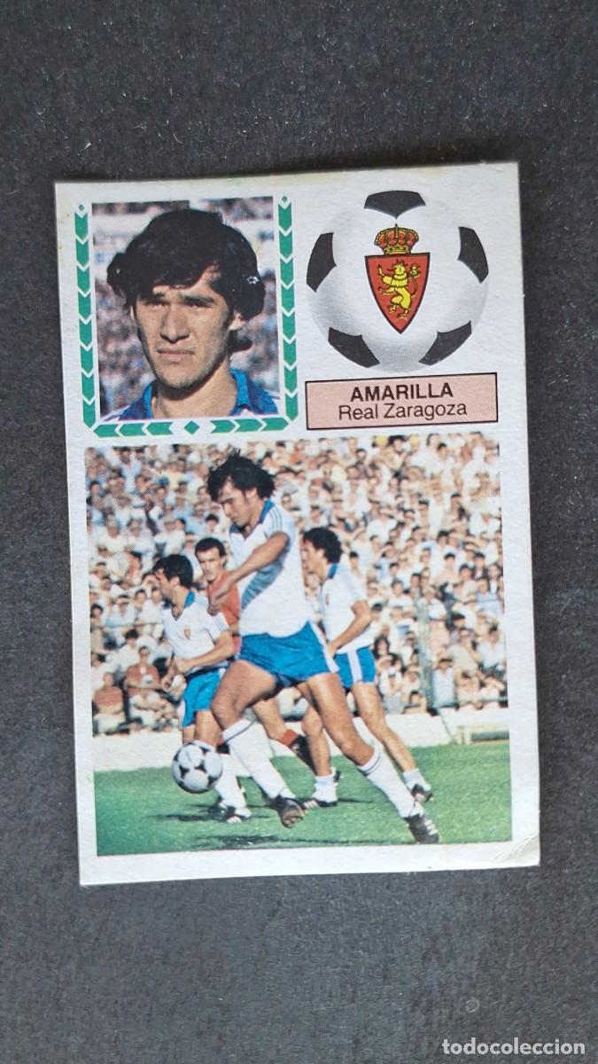 Cromos de F&uacute;tbol: L4 AMARILLA REAL ZARAGOZA LIGA ESTE 1983 1984 83 84 DESPEGADO RECUPERADO