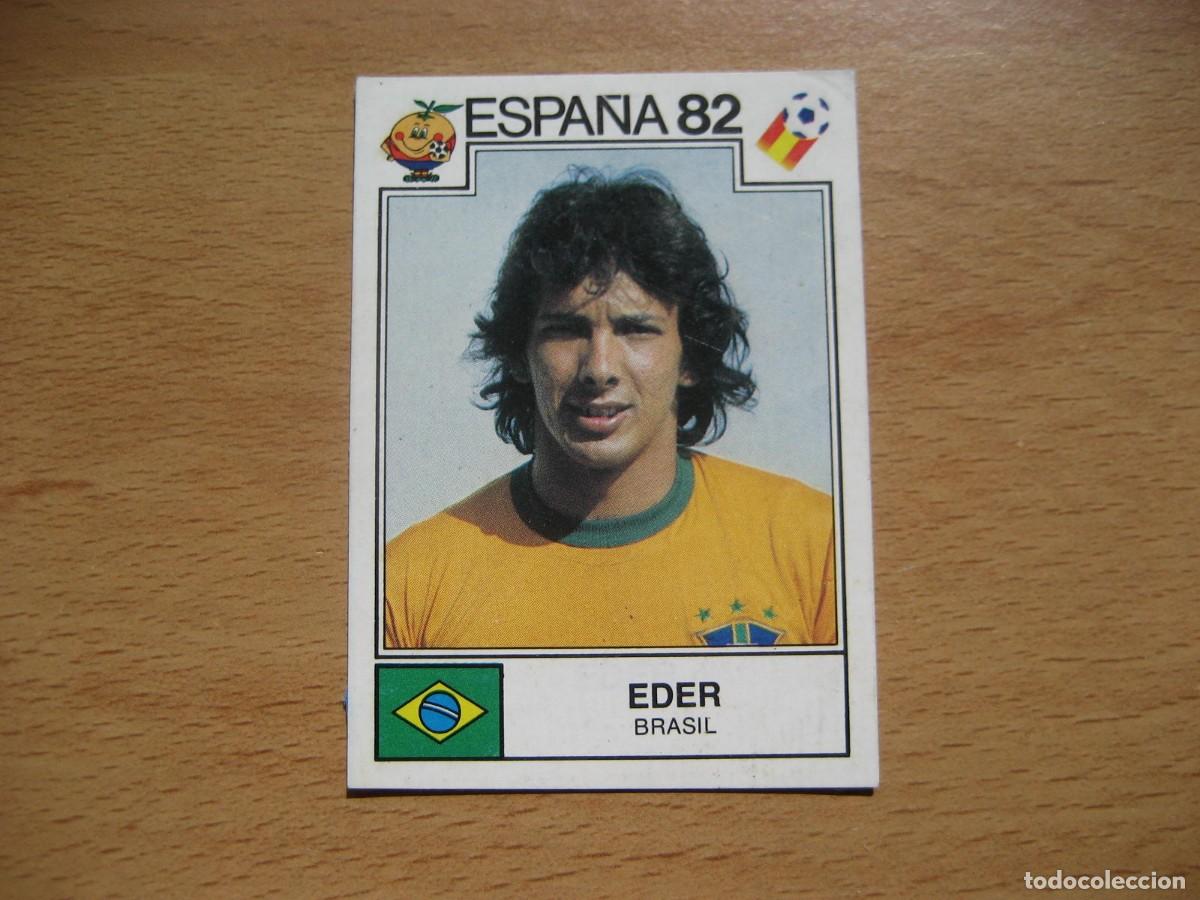 Cromos de F&uacute;tbol: ESPA&Ntilde;A 82 - N&ordm; 380 EDER - BRASIL - PANINI