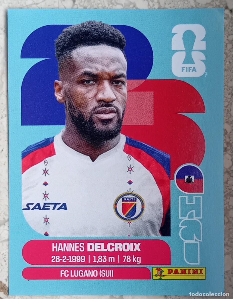 Cromos de F&uacute;tbol: Figurina Panini 2026 Cromo World Cup Usa Mundial 2026 Hannes Delcroix Haiti n HAI 9