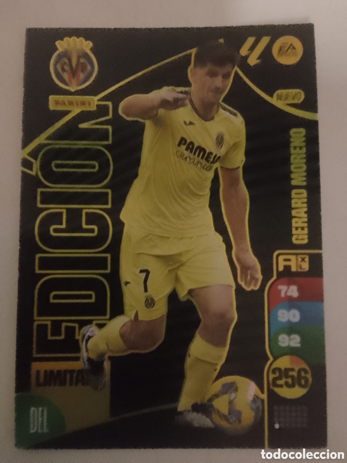 Cromos de F&uacute;tbol: Adrenalyn XL 2024-25 Gerard Moreno &bull; Villarreal. EDICI&Oacute;N LIMITADA NUEVO.