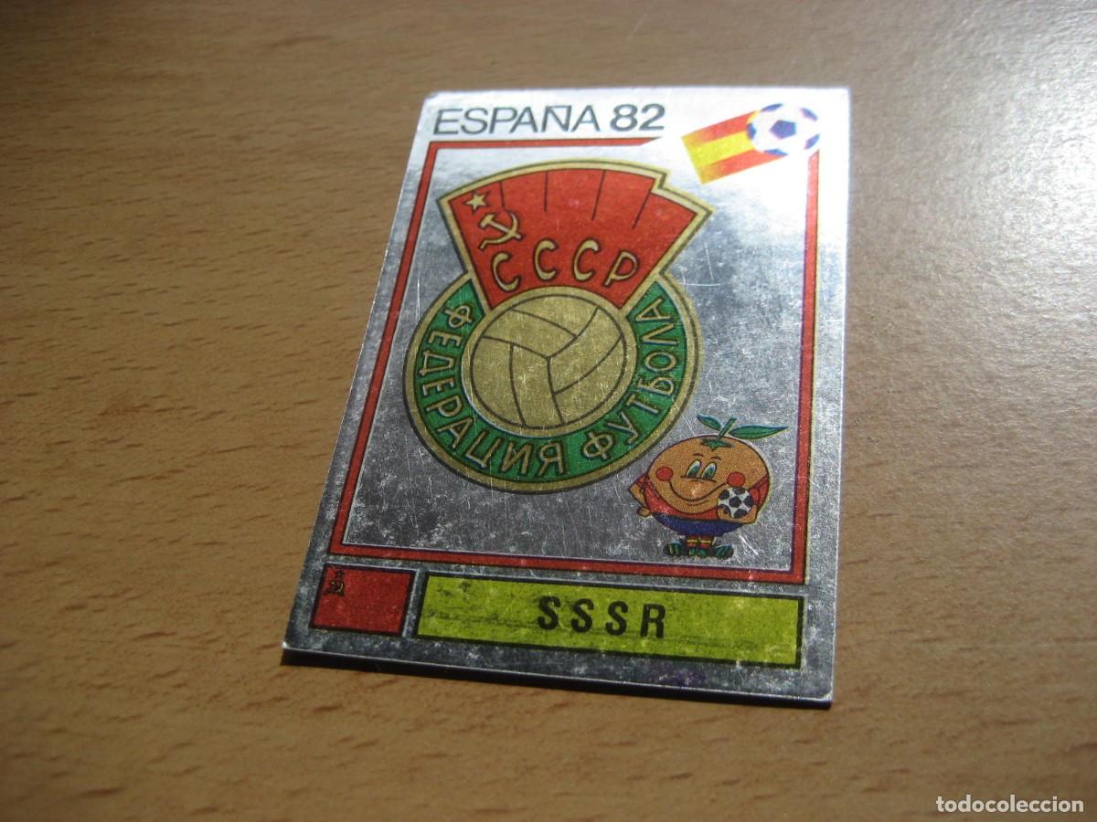 Cromos de F&uacute;tbol: ESPA&Ntilde;A 82 - N&ordm; 382 ESCUDO - URSS - PANINI