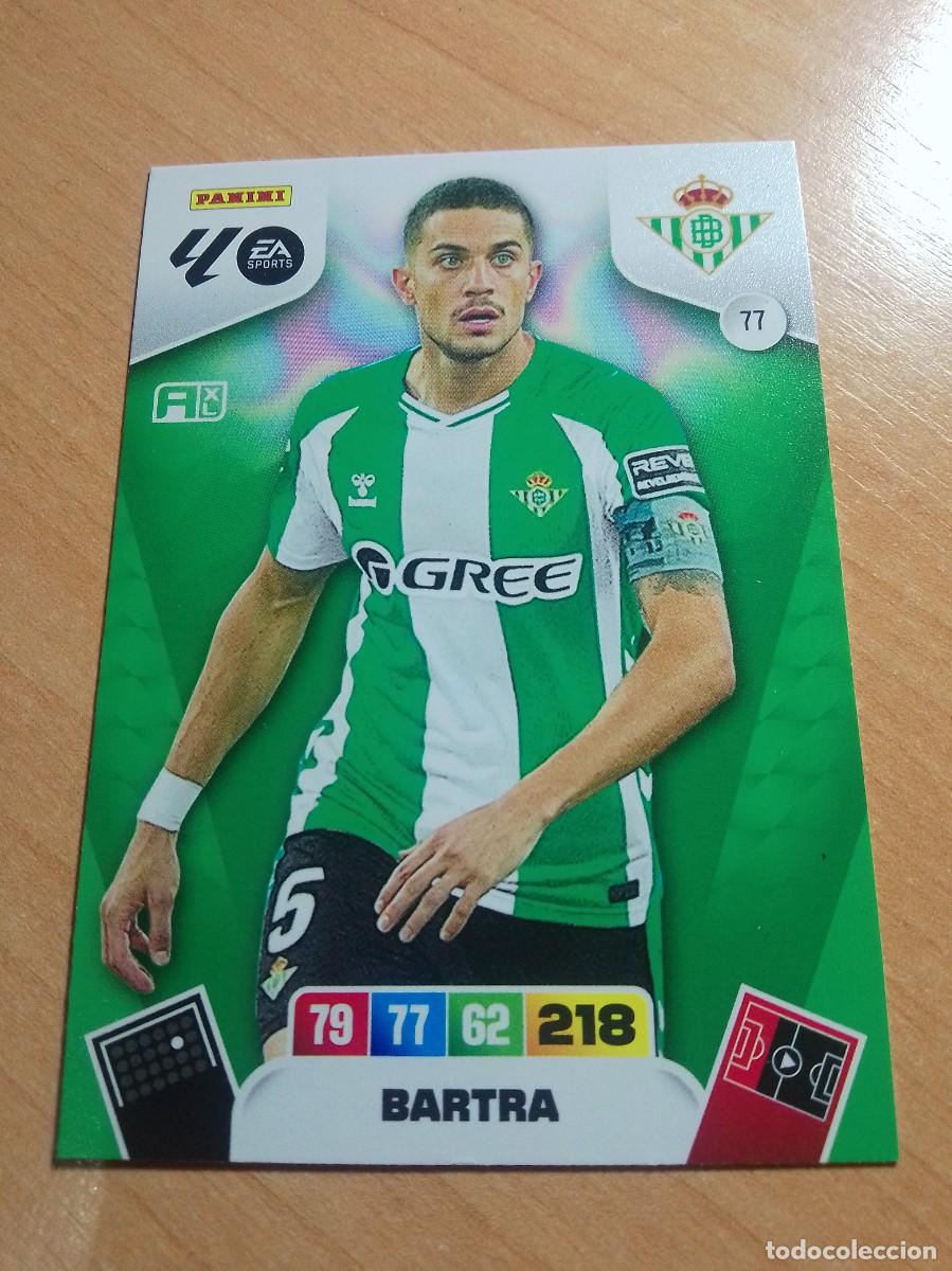 Cromos de F&uacute;tbol: 77 BARTRA DEL BETIS 25 26 ADRENALYN XL 2025 2026