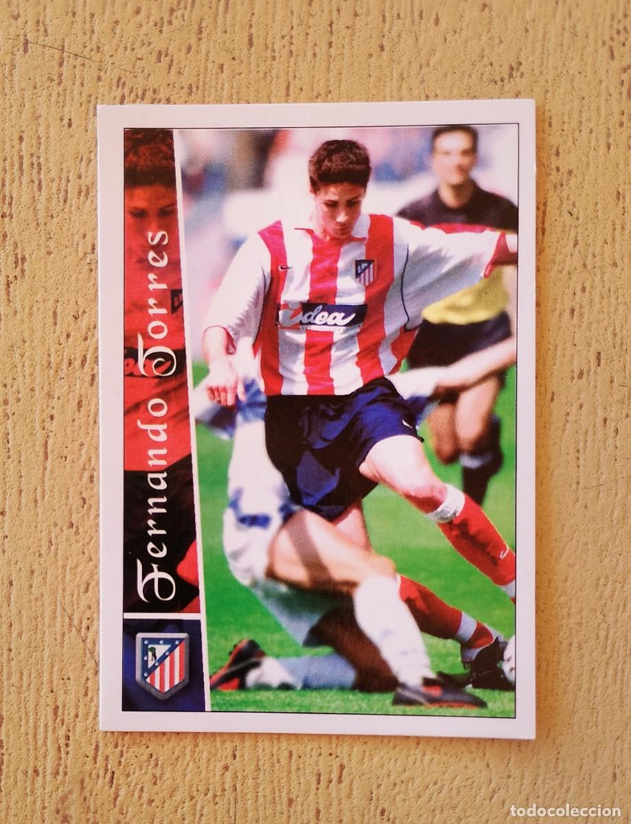 Figurine di Calcio: Fernando Torres N&deg; 481 At. Madrid Las Fichas de la Liga 2003