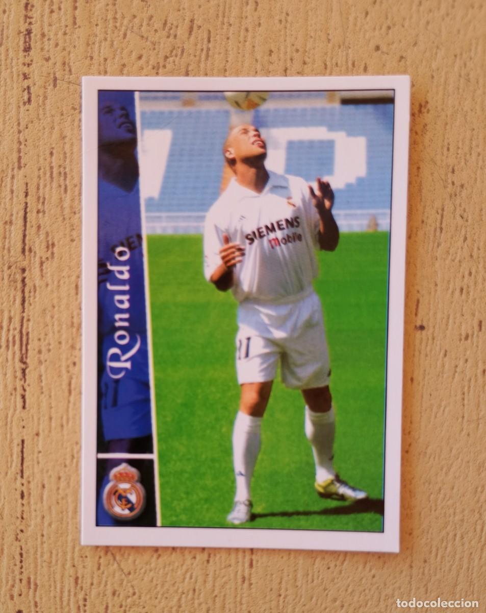 Figurine di Calcio: Ronaldo N&deg; 76 R. Madrid Las Fichas de la Liga 2003