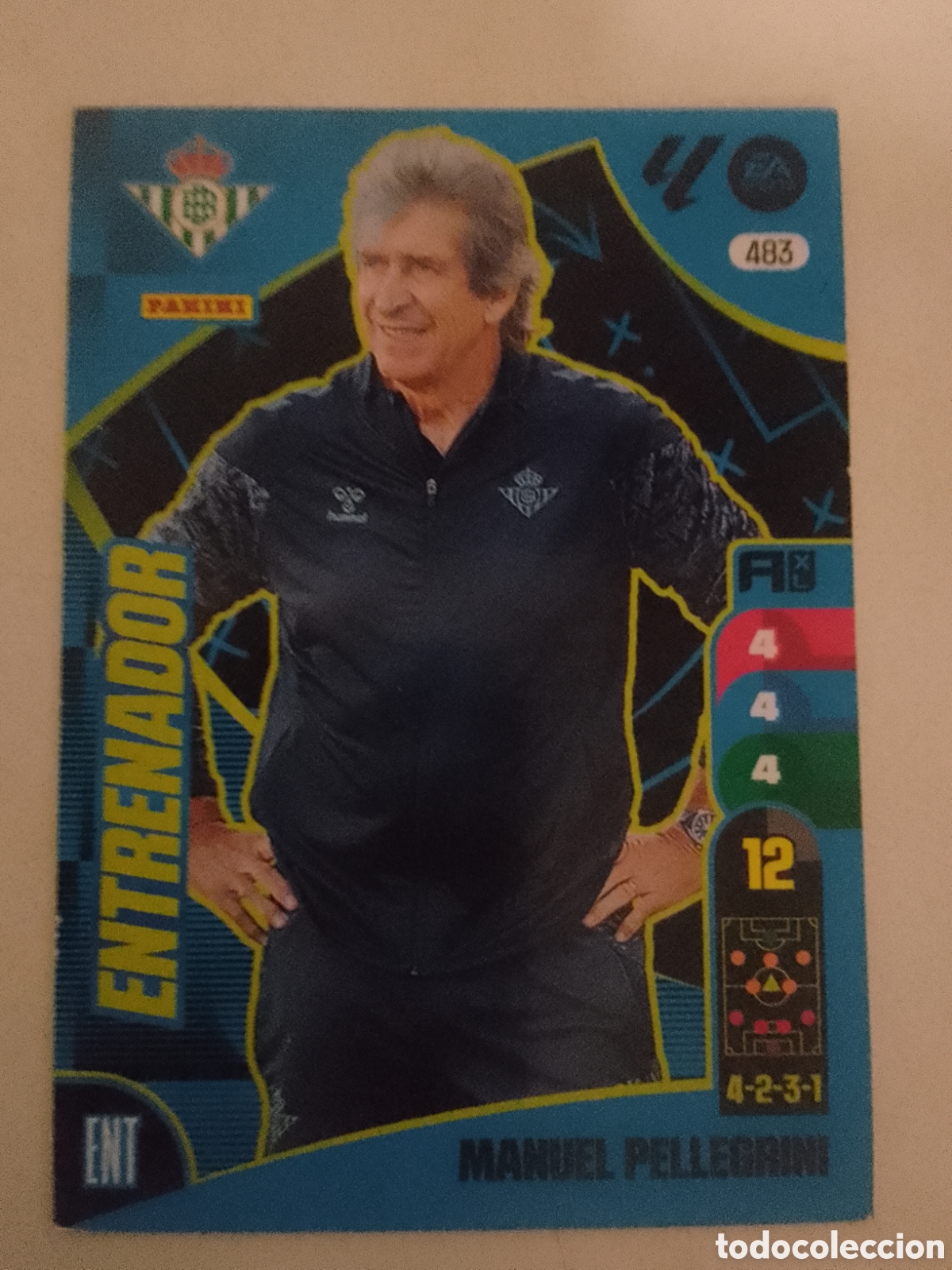 Figurine di Calcio: Adrenalyn XL 2024-25 n&deg; 463 Manuel Pellegrini &bull; Betis.