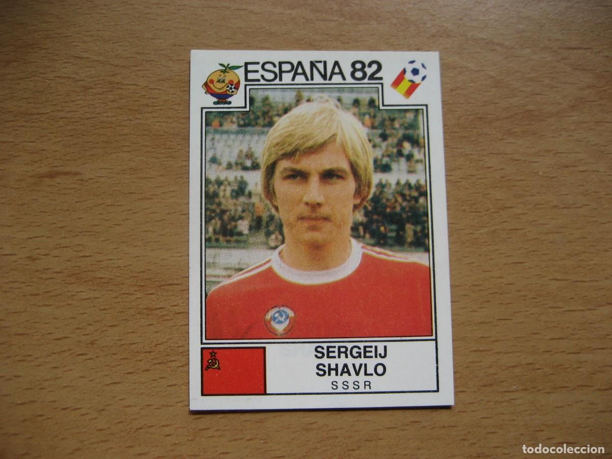 Cromos de F&uacute;tbol: ESPA&Ntilde;A 82 - N&ordm; 391 SERGEIJ SHAVLO - URSS - PANINI