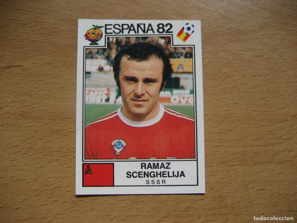 Cromos de F&uacute;tbol: ESPA&Ntilde;A 82 - N&ordm; 397 RAMAZ SCENGHELIJA - URSS - PANINI