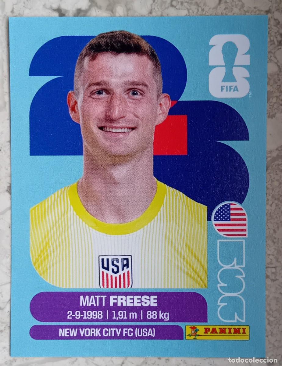 Cromos de F&uacute;tbol: Figurina Panini 2026 Cromo World Cup Usa Mundial 2026 Matt Freese USA n USA 2
