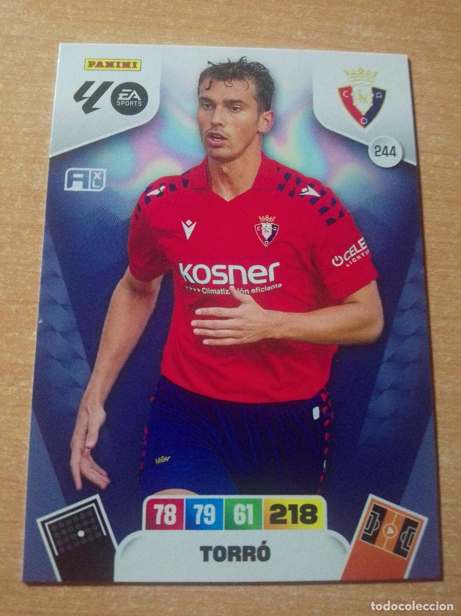 Cromos de F&uacute;tbol: 244 TORRO DEL OSASUNA 25 26 ADRENALYN XL 2025 2026