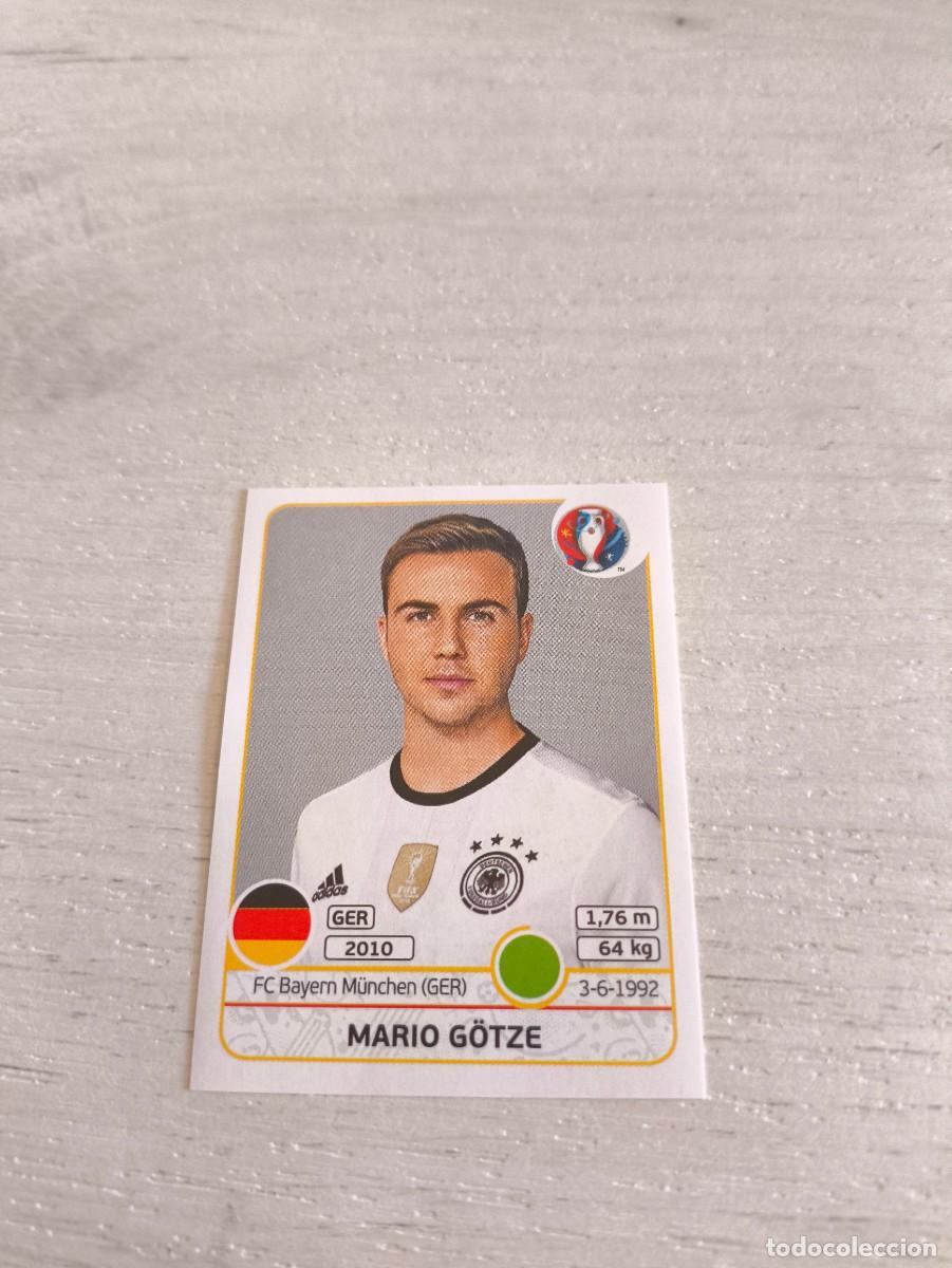 Football Stickers: 257 Mario G&ouml;tze ALEMANIA PANINI EUROCOPA EURO FRANCIA 2016 NO LIGA ESTE