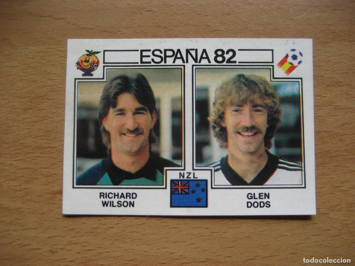 Cromos de F&uacute;tbol: ESPA&Ntilde;A 82 - N&ordm; 420 RICHARD WILSON & GLEN DODS - NUEVA ZELANDA - PANINI