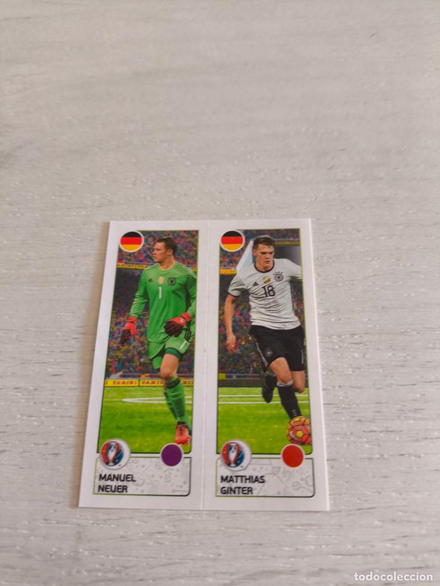 Cromos de F&uacute;tbol: 262 Manuel Neuer / Matthias Ginter ALEMANIA PANINI EUROCOPA EURO FRANCIA 2016 NO LIGA ESTE