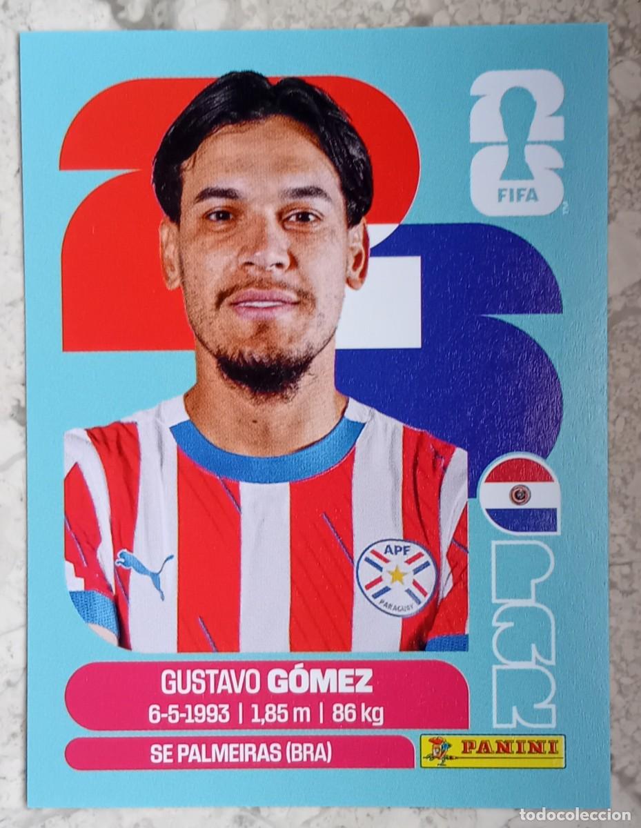 Cromos de F&uacute;tbol: Figurina Panini 2026 Cromo World Cup Usa Mundial 2026 Gustavo G&oacute;mez Paraguay n PAR 4