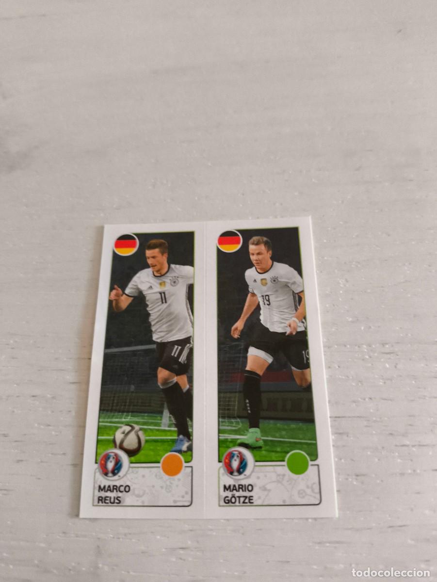 Cromos de F&uacute;tbol: 266 Marco Reus / Mario G&ouml;tze ALEMANIA PANINI EUROCOPA EURO FRANCIA 2016 NO LIGA ESTE