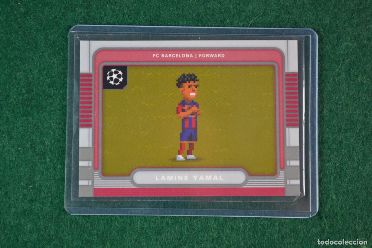 Cromos de F&uacute;tbol: TOPPS UEFA COMPETITIONS 2025-26 - 8B-17 LAMINE YAMAL (FC BARCELONA) INSERT 8 BITS